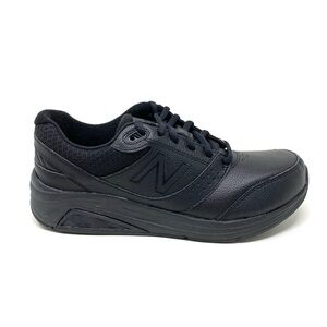 New Balance Women’s 928 Black Leather Comfort Walking Shoe WW928BK2